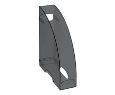 Rotho 1113608812Â Portariviste steh Cartelle Portariviste Timeless in plastica PS, A4, di Alta qualitÃ , Antracite Traslucido Portariviste, Plastica, 24.2Â x 8.2Â x 29.8Â cm