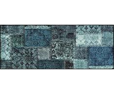 Wash&Dry Vintage Patches Türkis Zerbino, Acrilico, Verde, 75 x 190 x 0.7 cm