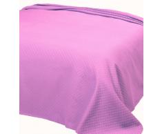 Home Basic 253 - Cuscino Decorativo in Nido dApe, 60x60 cm, Bordo 5 cm, Colore Rosa