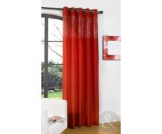 Just Contempo - Tenda ad anelli con paillettes applicate, 1,4 x 1,8 m, colore bordeaux