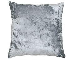 Paoletti, Cuscino Quadrato in Velluto, Neptune Premium, Poliestere, Pyrite Silver, 58 x 58 x 1 cm