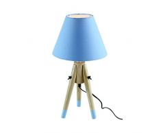 Zons Lampada da Tavolo scandinavo 4 Colori h50 cm Blu