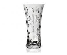 RCR Laurus Vaso Tondo, Vetro, Trasparente, 25 cm