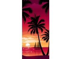 PeelitStickit ID 3364 60 x 130 cm, Altezza: Evening, di Alta qualitÃ , Vinile Adesivo da Parete, Motivo: Natura