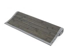 Galileo Casa Tappeto Bamboo 50x80 Grigio Scuro, Misure: l. 80 x p. 50 x h. 0,5 cm