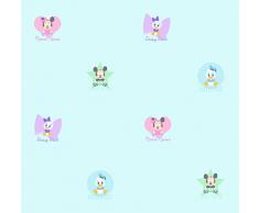 Dandino MK 3000-1 - Carta da Parati con Motivo Topolino e Friends, 60 x 18 x 18 cm, Colore: Blu