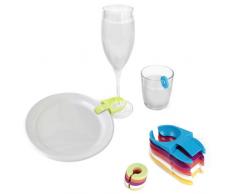 Bar Originale - Clip segnaposto per Piatti e Bicchieri, per Feste