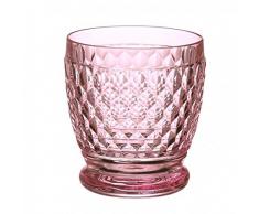 Villeroy & Boch Boston Coloured Bicchiere, Vetro Cristallo, Rosa, 10 x 19.73 x 10.5 cm
