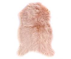 THE HOME DECO FACTORY TX9012 Tappeto, Poliestere, Rosa, Taillle Unique