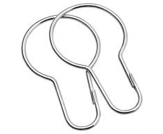 Sealskin Anelli per Tenda da Doccia, Metallo, Multicolore, 3Â x 4Â x 7.5Â cm