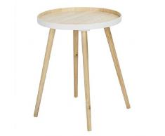 dcasa DCASA - Tavolo in Legno, centrotavola, Decorazione, Unisex, per Adulti, Multicolore (Multicolore), Unico