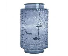 Dcasa Candel Cristallo 3 Giochi Tetto Candelabro e Portacandele Decorazione per Casa Unisex Adulto, Blu (Blu), Unico