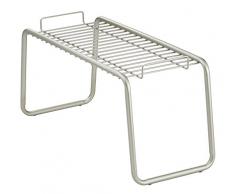 InterDesign Forma Ultra Scaffale da bagno, ripiano in metallo ideale da bagno, argento opaco