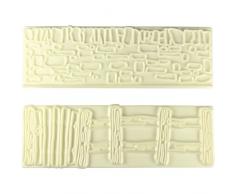 jem 101CF002 Tagliapasta per Cake Design, Bianco, 18 x 2 x 28 cm, 2 unitÃ 