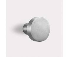 Pushka Home Appendiabiti da Parete in Ottone Spazzolato, Moderno e Contemporaneo, a Forma di Cerchio Metallico