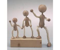 efco Bambola figura in sisal, legno, marrone, 11 cm