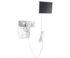 Globo 3718S - Lampada LED a energia Solare, per Esterni, con sensore di Movimento, in plastica