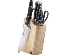 Ballarini Savuto Nero Ceppo Coltelli, Legno, Naturale