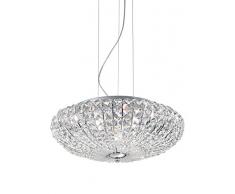 Ideal Lux Virgin SP6 - Lampada a sospensione, max 6 x 40W G9 / 240V, Cromo