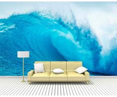 Fotomurale in Vinile da Parete Ola Mare | Varie Misure 100 x 70 cm | Ideale per la Decorazione di Sala da Pranzo, saloni | Motivi paesaggistici | Urbani, Natura, Arte Design Elegante
