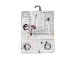 Douceur dIntérieur Zaico - Tenda con Occhielli, 140 x 240 cm, in Microfibra Stampata