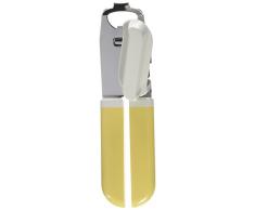 CUYDESA Apriscatole Sporco con apribottiglie, Ver Portascopino, Giallo, 19,5Â x 5,1Â x 5,3Â cm