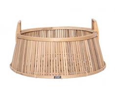 Deco&Co PA90332 Cestino Rattan, Naturale, 55 cm