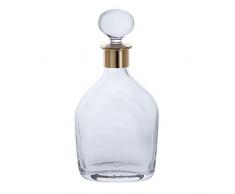 Dartington Crystal Murray Decanter, Cristallo, Oro, 12Â x 8Â x 25Â cm
