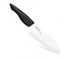 Kyocera Coltello Shin in Ceramica Bianca, Nero, Lama 14 cm