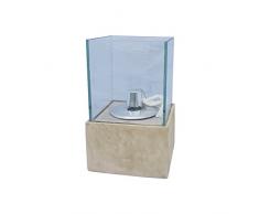 homea 5bgd076bg lampada a olio Vetro Base consistenza/Fibre Multicolore