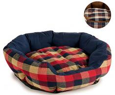 AR Letto per Animali Domestici, Imbottito, Multicolore, 58 x 50 x 17 cm