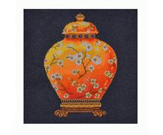 Pracht Creatives Hobby DD12-022 - Vaso Diamond Dotz, colore: arancione Dimensioni: 52 x 52 cm, per dipingere con i diamanti