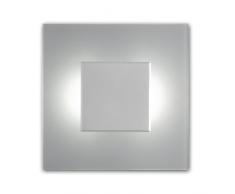 Honsel Leuchten 25792 - Plafoniera in vetro opaco satinato, colore: Alluminio