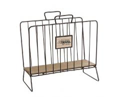 Dcasa Metal Travel Portariviste Decorative Mobili Adesivi Decorazione della Casa Unisex Adulto, Colore, Unico