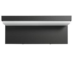 Philips Lighting Bustan Lampada da Parete da Esterno, LED, senza Sensore di Movimento, 4000 K, Grigio Scuro