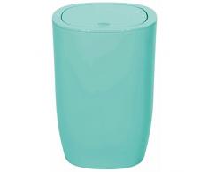 Spirella 1018263Â Pattumiera Pure Accessori per Il Bagno, polistirene, Menta, 25Â x 17Â x 17Â cm