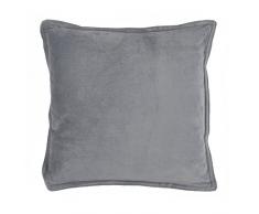 Thedecofactory Cuscino 40Â x 40Â cm Arthur, Velluto di Cotone, Blu, 40Â x 40Â x 3Â cm