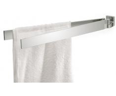 Tiger Ontario Portasciugamani a 2 Bracci, Metallo, Cromato, 4 x 4 x 46,5 cm