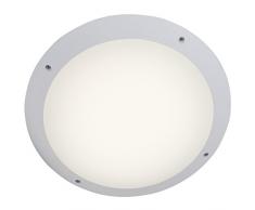 Brilliant g96309/05Â Medway applique esterna con dimmer/telecomando LED, plastica/NC, incasso, 18Â W, bianco