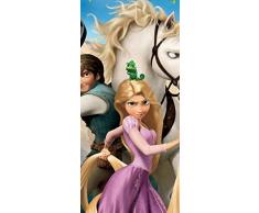 PeelitStickit 60 x 130 cm, Altezza «Tangled Rapunzel e Flynn-Maximus, Adesivo da Parete in Vinile di Alta qualitÃ