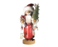 Tedesco di Natale Schiaccianoci Babbo Natale - 33 cm / 13 Pollici - Autentica Schiaccianoci Erzgebirge Tedeschi - KWO