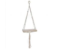 Dcasa Mensola Macramé Scaffale Ufficio Storage di Addobbi Festivi Articoli per la Casa Unisex Adulto, Multicolore (Multicolore), Unico