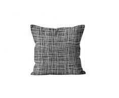 Soleil docre Galaxy - Cuscino Decorativo, Poliestere, 40 x 40 cm, Colore: Nero