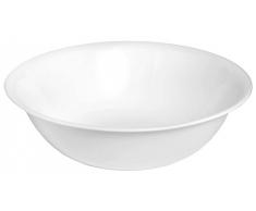 Corelle - Ciotola di Servizio in Vetro Vitrelle da 1,9 Litri, Confezione di 3, Bianco Ghiaccio