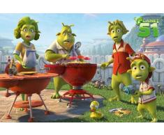 1art1 Empire 331588 Planet 51 - BBQ - Poster cinematografico Pressione - 91,5 x 61 cm