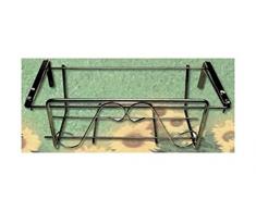 Filtex Fioriera Regolabile Plastificata, Argento, Unica