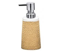 RIDDER Wrap - Dispenser per Sapone in poliresina, Colore: Marrone 7,1 x 7,1 x 17,5 cm
