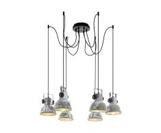 EGLO 49732 Lampadario a Sospensione. 40 W, Marrone-Patina, Nero
