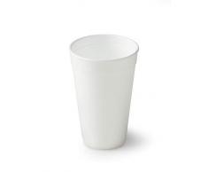 Alcas Bicchiere Termico Bevande da asporto-450, EPS, Bianco, 450 CC