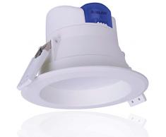 roblan allinr2411bb Downlight Faretto da incasso, 7Â W, bianco